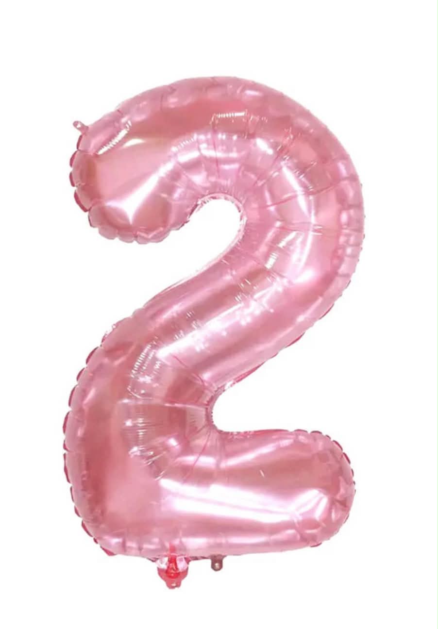 Small Foil Number Balloons